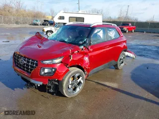 2023 Hyundai Venue SEL with VIN KMHRC8A35PU268594, listed as a IAAI auction lot 41178139 with 3,760 mi miles. Bid and sale history available at carsss.com. Image 2.