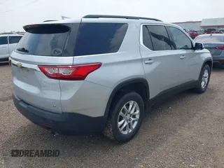 2019 Chevrolet Traverse LT Cloth with VIN 1GNERGKW8KJ155843, listed as a IAAI auction lot 41924094 with Not provided miles and . Bid and sale history available at DreamBid. Image 4.