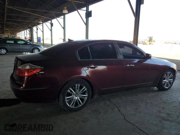 2009 Hyundai Genesis with VIN KMHGC46E99U026064, listed as a Copart auction lot 73573634 with 201,086 mi miles and Clean Title. Bid and sale history available at carsss.com. Image 3.