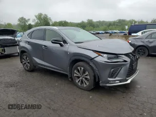 2021 Lexus NX 300 F Sport with VIN JTJSARDZ5M2251025, listed as a Copart auction lot 57950625 with 32,844 mi miles and Salvage title. Bid and sale history available at DreamBid. Image 4.