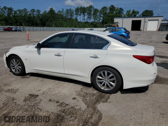2014 Infiniti Q50 Sport with VIN JN1BV7AR2EM693415, listed as a Copart auction lot 59923525 with 202,658 mi miles and Clean title. Bid and sale history available at DreamBid. Image 2.