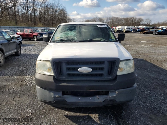 2008 Ford F-150 XL with VIN 1FTRF12WX8KD35022, listed as a Copart auction lot 50843605 with 0 mi miles and Salvage Title. Bid and sale history available at carsss.com. Image 5.