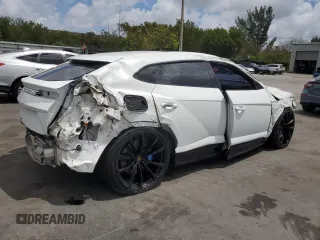 2019 Lamborghini Urus z VIN ZPBUA1ZL1KLA01041, wystawiony jako Copart lot #56124235 z przebiegiem Nie podano mil oraz Tytuł czysty. Historia ofert i sprzedaży dostępna na DreamBid. Obrazek 3.