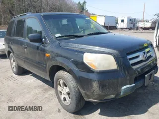 2006 Honda Pilot EX-L with VIN 2HKYF18746H527298, listed as a IAAI auction lot 41941429 with 153,482 mi miles and . Bid and sale history available at carsss.com. Image 1.