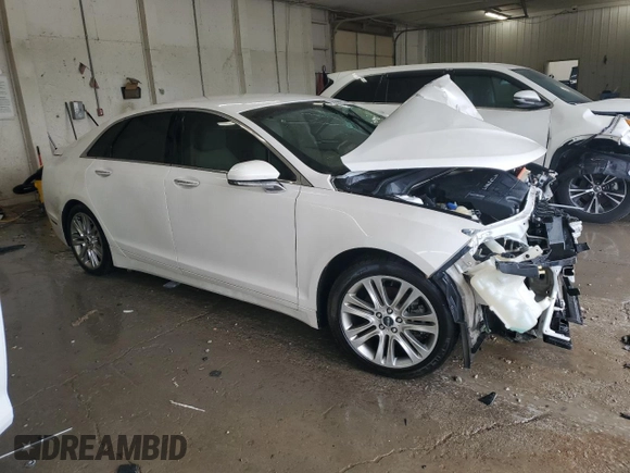 2013 Lincoln MKZ with VIN 3LN6L2GK4DR828638, listed as a Copart auction lot 55930395 with 125,924 mi miles and Salvage title. Bid and sale history available at DreamBid. Image 4.
