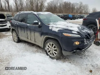 2016 Jeep Cherokee Limited with VIN 1C4PJMDS0GW340514, listed as a Copart auction lot 42939845 with 96,906 mi miles and Salvage Title. Bid and sale history available at DreamBid. Image 4.