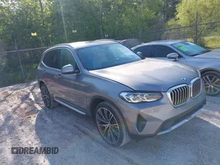 2023 BMW X3 sDrive30i z VIN 5UX43DP00P9S59680, wystawiony jako IAAI lot #42018453 z przebiegiem Nie podano mil oraz . Historia ofert i sprzedaży dostępna na DreamBid. Obrazek 1.