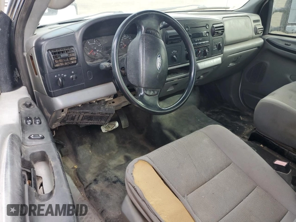 2006 Ford F-250 XL with VIN 1FTSF21P76ED55810, listed as a Copart auction lot 48760815 with Not provided miles and Salvage title. Bid and sale history available at DreamBid. Image 8.