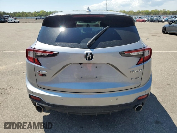 2024 Acura RDX w/A-Spec Package with VIN 5J8TC2H62RL022166, listed as a Copart auction lot 56084815 with 9,378 mi miles and Salvage title. Bid and sale history available at DreamBid. Image 6.
