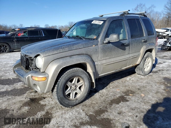 2004 Jeep Liberty Limited with VIN 1J4GL58K14W152214, listed as a Copart auction lot 42617265 with 141,454 mi miles and Salvage Title. Bid and sale history available at carsss.com. Image 1.