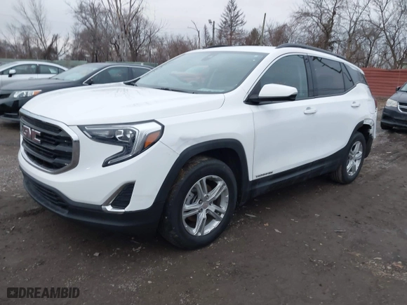 2020 GMC Terrain SLE with VIN 3GKALMEV2LL343511, listed as a IAAI auction lot 41145181 with 61,232 mi miles. Bid and sale history available at carsss.com. Image 20.