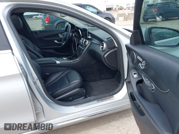2017 Mercedes-Benz C 300 with VIN 55SWF4JB9HU218319, listed as a IAAI auction lot 41783169 with 90,949 mi miles and . Bid and sale history available at DreamBid. Image 5.