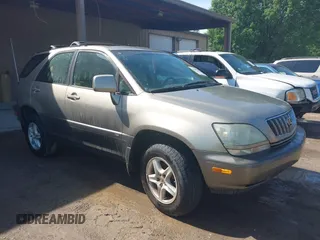 2002 Lexus RX 300 with VIN JTJGF10U220137866, listed as a IAAI auction lot 42106760 with 213,598 mi miles and . Bid and sale history available at carsss.com. Image 1.