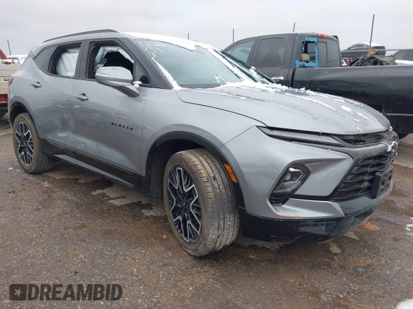 2023 Chevrolet Blazer RS with VIN 3GNKBERS5PS140222, listed as a IAAI auction lot 41272096 with 16,188 mi miles and . Bid and sale history available at DreamBid. Image 1.