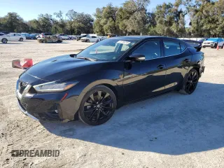 2019 Nissan Maxima SV with VIN 1N4AA6AVXKC374931, listed as a Copart auction lot 45708235 with 35,895 mi miles and Salvage Title. Bid and sale history available at carsss.com. Image 1.