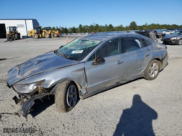 2021 Hyundai Sonata SE with VIN 5NPEG4JA1MH074486, listed as a Copart auction lot 76439804 with 125,735 mi miles and Salvage Title. Bid and sale history available at carsss.com. Image 1.