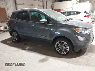 2021 Ford EcoSport Titanium z VIN MAJ6S3KL6MC398208, wystawiony jako IAAI lot #41770252 z przebiegiem 78 569 mil mil oraz . Historia ofert i sprzedaży dostępna na DreamBid. Obrazek 1.