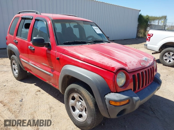 2002 Jeep Liberty Sport with VIN 1J4GL48K62W129891, listed as a IAAI auction lot 41804890 with 78,310 mi miles. Bid and sale history available at carsss.com. Image 1.