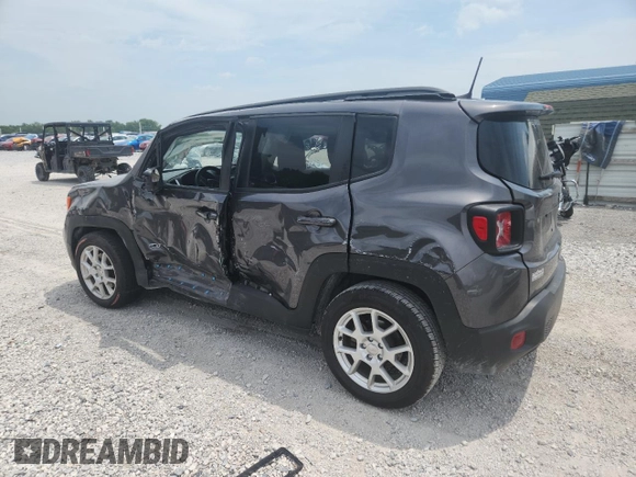 2021 Jeep Renegade Latitude with VIN ZACNJCBB0MPM26741, listed as a Copart auction lot 59518295 with 42,319 mi miles and Non repairable. Bid and sale history available at DreamBid. Image 2.