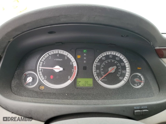 2007 Hyundai Azera GLS with VIN KMHFC46D47A211835, listed as a Copart auction lot 76190184 with 150,798 mi miles and Salvage Title. Bid and sale history available at carsss.com. Image 9.