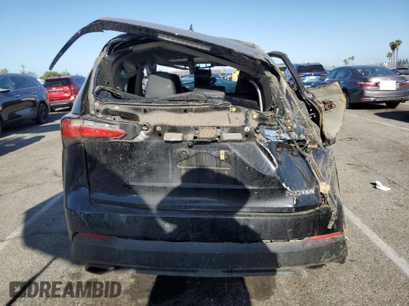 2016 Lexus NX 200t with VIN JTJYARBZ9G2023191, listed as a Copart auction lot 56721165 with 104,417 mi miles and Salvage title. Bid and sale history available at DreamBid. Image 6.