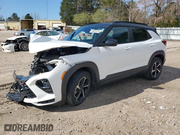 2023 Chevrolet TrailBlazer RS with VIN KL79MTSL9PB041212, listed as a Copart auction lot 50461575 with Not Provided miles and Salvage Title. Bid and sale history available at DreamBid. Image 1.