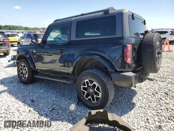 2021 Ford Bronco z VIN 1FMDE5APXMLA63439, wystawiony jako Copart lot #58100614 z przebiegiem 42 973 mil mil oraz Szkoda całkowita • Salvage title. Historia ofert i sprzedaży dostępna na DreamBid. Obrazek 2.