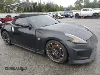 2012 Nissan 370Z Touring with VIN JN1AZ4FH1CM370100, listed as a Copart auction lot 81539854 with 0 mi miles and Salvage Title. Bid and sale history available at carsss.com. Image 4.