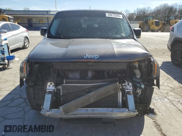 2017 Jeep Renegade Sport z VIN ZACCJAAB3HPF50167, wystawiony jako Copart lot #49672845 z przebiegiem 105 216 mil mil oraz Szkoda całkowita • Salvage title. Historia ofert i sprzedaży dostępna na DreamBid. Obrazek 5.