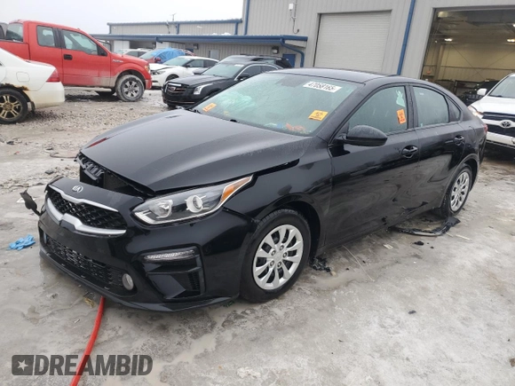 2021 Kia Forte LXS with VIN 3KPF24AD0ME401770, listed as a Copart auction lot 47058165 with 114,050 mi miles and Non Repairable. Bid and sale history available at carsss.com. Image 1.