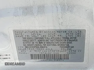 2017 Nissan Note SV with VIN 3N1CE2CP3HL358374, listed as a IAAI auction lot 42479380 with 174,705 mi miles and . Bid and sale history available at DreamBid. Image 9.