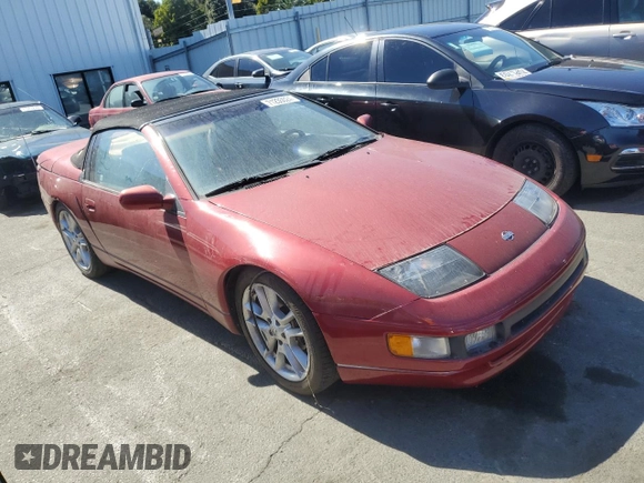 1994 Nissan 300ZX z VIN JN1RZ27D5RX010824, wystawiony jako Copart lot #71235024 z przebiegiem 93 564 mil mil oraz Szkoda całkowita • Salvage title. Historia ofert i sprzedaży dostępna na DreamBid. Obrazek 4.