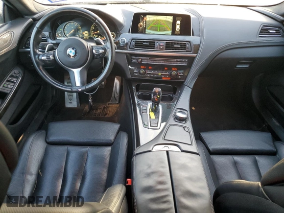 2016 BMW 6 Series 640i with VIN WBA6D0C53GD927810, listed as a Copart auction lot 63524364 with 53,118 mi miles and Salvage Title. Bid and sale history available at carsss.com. Image 8.