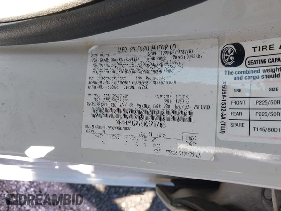 2012 Ford Fusion SEL с VIN 3FAHP0JA7CR371785, выставлен на аукционе IAAI как лот 41987730 с пробегом 300 222 миль миль и . История ставок и продаж доступна на DreamBid. Изображение 9.