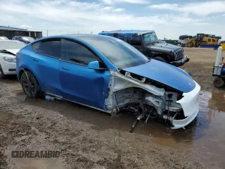 2021 Tesla Model Y Long Range z VIN 5YJYGDEE6MF239571, wystawiony jako Copart lot #56433595 z przebiegiem 58 471 mil mil oraz Szkoda całkowita • Salvage title. Historia ofert i sprzedaży dostępna na DreamBid. Obrazek 4.