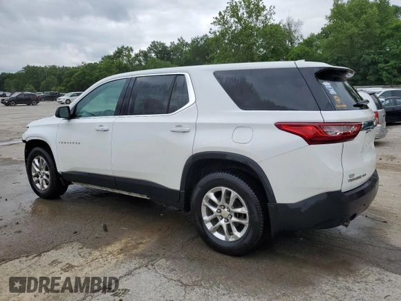 2020 Chevrolet Traverse LS with VIN 1GNEVFKW6LJ141687, listed as a Copart auction lot 58945845 with 112,249 mi miles and Salvage title. Bid and sale history available at DreamBid. Image 2.