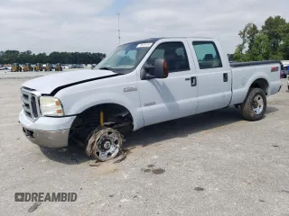 2006 Ford Super Duty F-250 XL with VIN 1FTSW21P46EB77127, listed as a Copart auction lot 72628744 with 166,680 mi miles and Salvage Title. Bid and sale history available at carsss.com. Image 1.