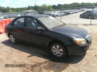 2009 Kia Spectra EX with VIN KNAFE222995640761, listed as a IAAI auction lot 42625793 with 145,110 mi miles and . Bid and sale history available at DreamBid. Image 1.