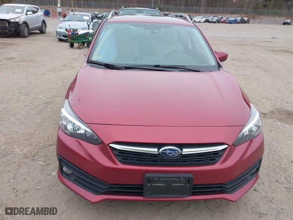 2022 Subaru Impreza Premium with VIN 4S3GTAD68N3701286, listed as a IAAI auction lot 41256344 with 62,339 mi miles. Bid and sale history available at carsss.com. Image 12.