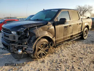 2018 Ford F-150 XL with VIN 1FTEW1C57JKF52909, listed as a Copart auction lot 87366874 with 104,115 mi miles and Salvage Title. Bid and sale history available at carsss.com. Image 1.