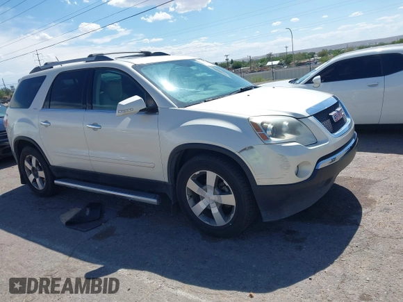 2011 GMC Acadia SLT1 with VIN 1GKKVRED8BJ247746, listed as a IAAI auction lot 42608736 with 188,696 mi miles and . Bid and sale history available at DreamBid. Image 1.