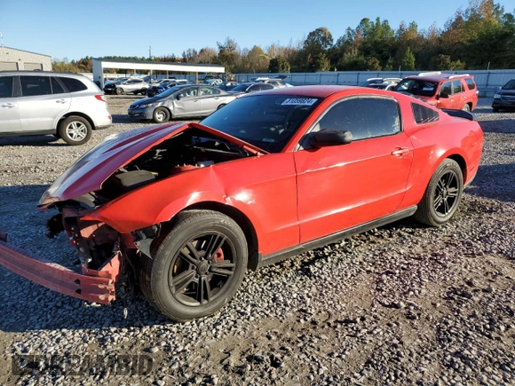 2011 Ford Mustang V6 with VIN 1ZVBP8AMXB5114109, listed as a Copart auction lot 81059824 with 163,541 mi miles and Salvage Title. Bid and sale history available at carsss.com. Image 1.