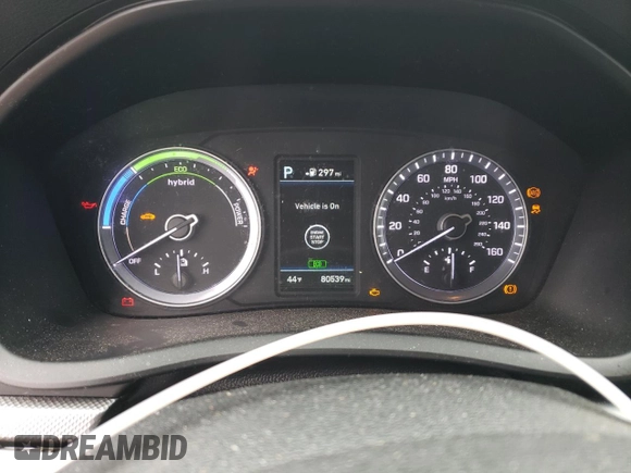 2018 Hyundai Sonata Hybrid SE with VIN KMHE24L30JA079805, listed as a Copart auction lot 51256624 with 80,539 mi miles and Salvage Title. Bid and sale history available at carsss.com. Image 9.