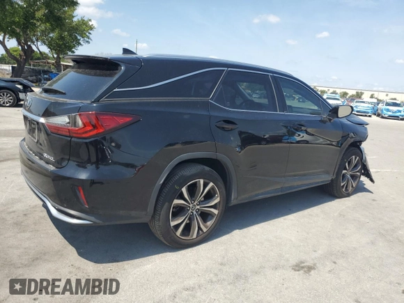 2018 Lexus RX 350L Premium with VIN JTJGZKCA4J2003555, listed as a Copart auction lot 55888515 with 61,391 mi miles and Salvage title. Bid and sale history available at DreamBid. Image 3.