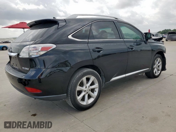 2011 Lexus RX 350 with VIN 2T2ZK1BA7BC057698, listed as a Copart auction lot 61492615 with 116,854 mi miles and Clean title. Bid and sale history available at DreamBid. Image 3.