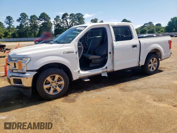 2018 Ford F-150 XL with VIN 1FTEW1CP6JKF21152, listed as a Copart auction lot 58064955 with 66,371 mi miles and Salvage title. Bid and sale history available at DreamBid. Image 1.