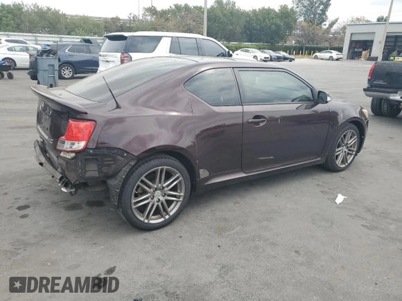 2012 Scion tC with VIN JTKJF5C7XC3032281, listed as a Copart auction lot 50472225 with 101,304 mi miles and Salvage Title. Bid and sale history available at carsss.com. Image 3.