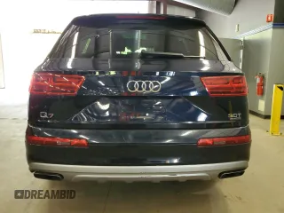 2017 Audi Q7 Premium Plus with VIN WA1LAAF75HD051156, listed as a Copart auction lot 56359105 with 131,306 mi miles and Clean Title. Bid and sale history available at DreamBid. Image 6.