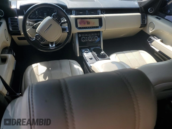 2017 Land Rover Range Rover HSE z VIN SALGS2FK6HA354794, wystawiony jako Copart lot #58181405 z przebiegiem 76 443 mil mil oraz Czysty tytuł • Clean title. Historia ofert i sprzedaży dostępna na DreamBid. Obrazek 8.