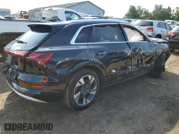 2023 Audi e-tron Premium Plus with VIN WA1LAAGE7PB002161, listed as a Copart auction lot 60665413 with Not provided miles and . Bid and sale history available at DreamBid. Image 3.